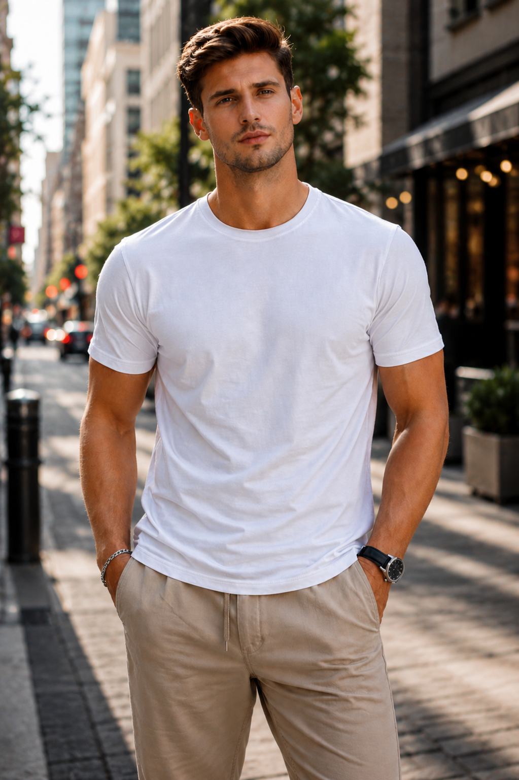 Premium White T-Shirt - Regular Fit